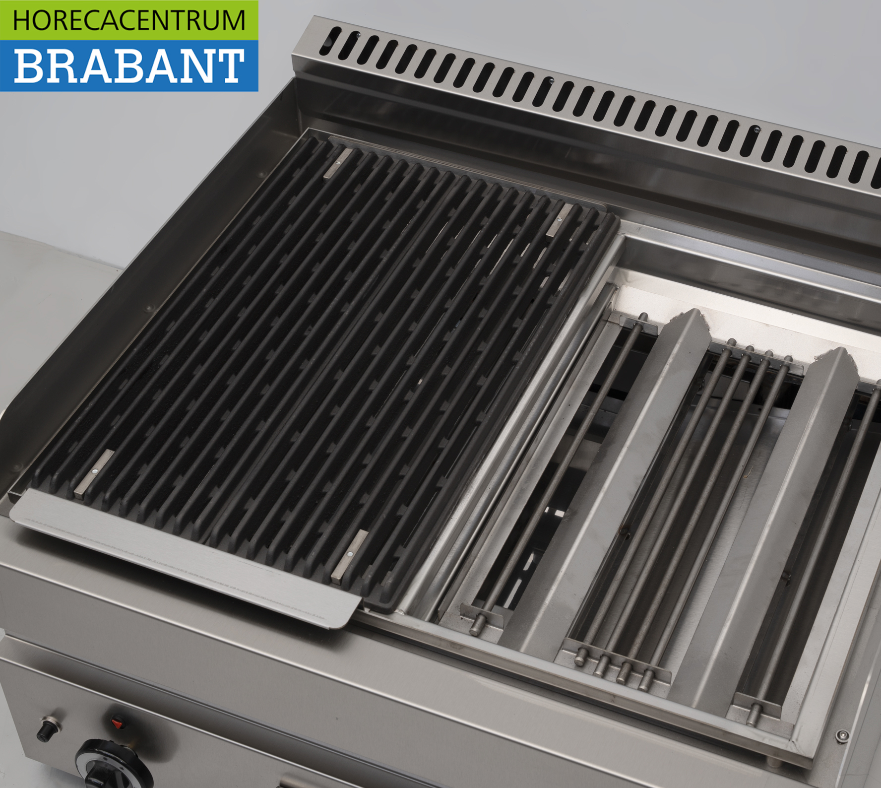 HCB RVS Lavagrill grill steengrill 650 Series 70 cm Gas Horeca - Afbeelding 8