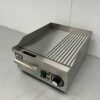 RVS Grillplaat Bakplaat 1/2 Geribbeld 36 cm 230V Horeca - Afbeelding 2