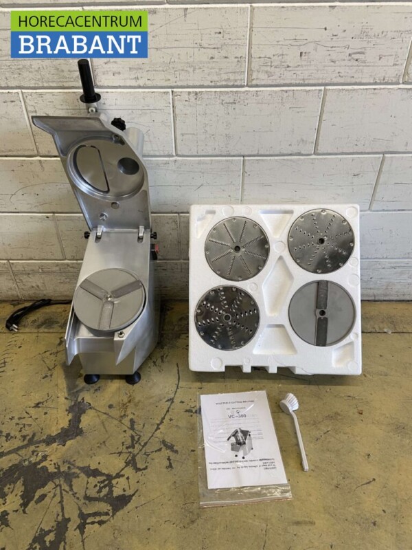 Groentesnijmachine met 2 snijschijven en 3 raspen 230V Horeca - Afbeelding 4