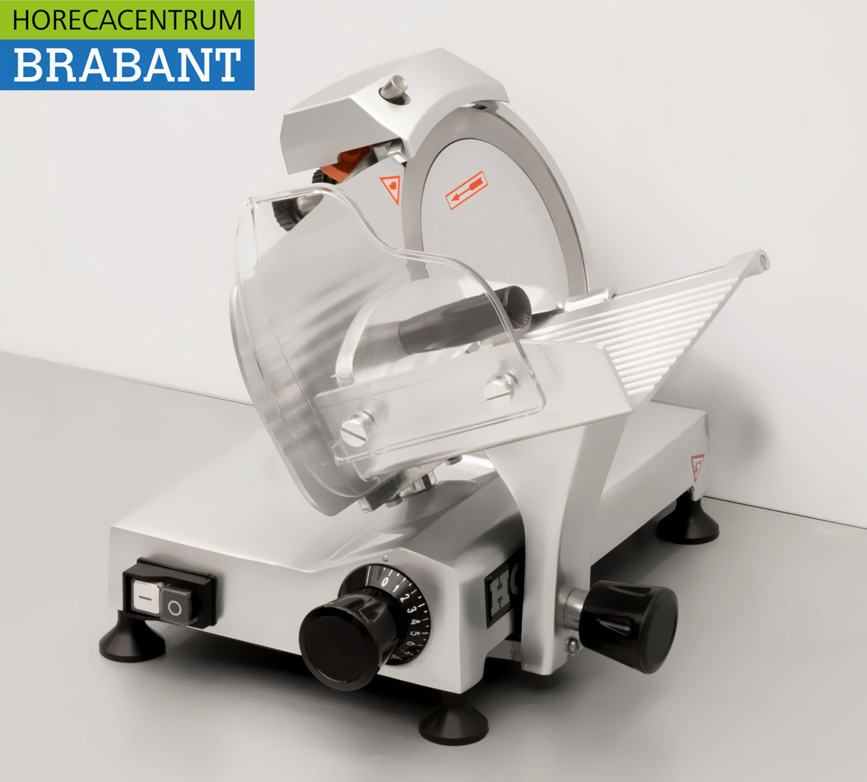HCB Vleessnijmachine Snijmachine 195 mm 230V Horeca Slagerij - Afbeelding 2