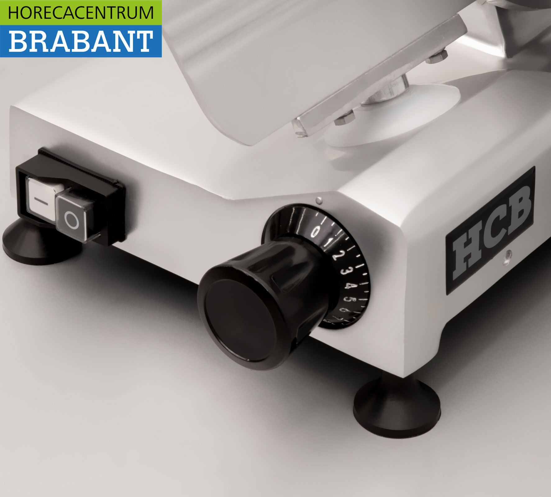 HCB Vleessnijmachine Snijmachine 195 mm 230V Horeca Slagerij - Afbeelding 5