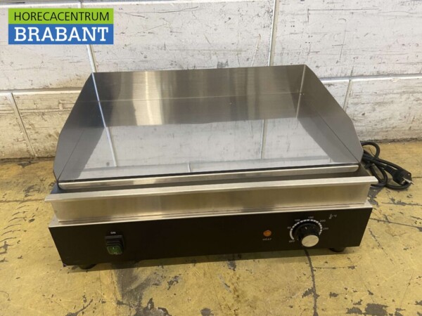 RVS Chroom Grillplaat Bakplaat 55 cm 230V Horeca