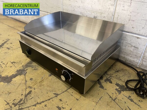 RVS Chroom Grillplaat Bakplaat 55 cm 230V Horeca - Afbeelding 4
