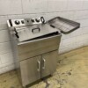 RVS Visfriteuse Oliebolfriteuse Friteuse Frituur 20 liter 400V Horeca - Afbeelding 3