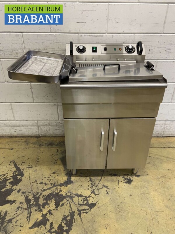 HCB RVS Visfriteuse Oliebolfriteuse Friteuse Frituur 30 liter 400V Horeca