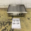 RVS Grillplaat Bakplaat gegroefd / geribbeld 55 cm 230V Horeca - Afbeelding 2
