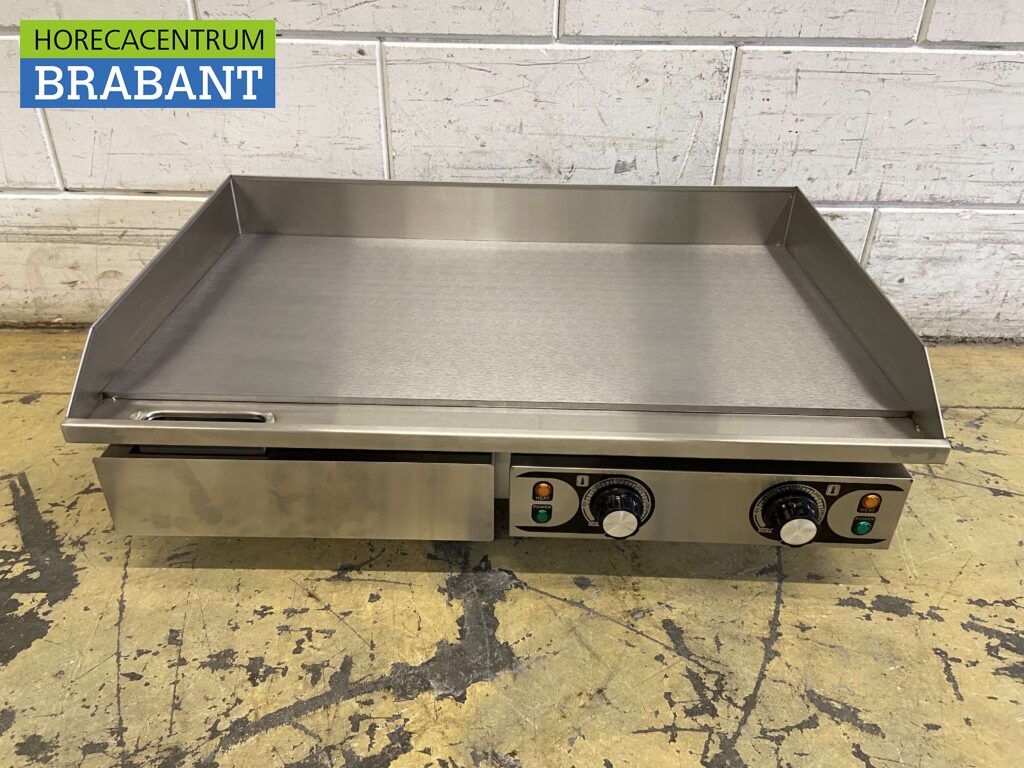 Gladde Grillplaat Bakplaat 73 cm 2 x 230V - Horecacentrum Brabant