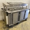 RVS Rieber Verrijdbare koelwerkbank 3 deuren en saladiere 174 cm 230V Horeca - Afbeelding 3