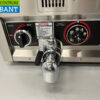 RVS Dubbele Friteuse Frituur 2 x 21 liter PROPAAN gas Horeca - Afbeelding 8