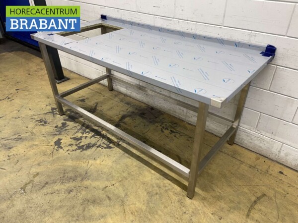 RVS Werktafel Tafel Stevig gelast model 180 x 82 x 89,5 cm Horeca - Afbeelding 3