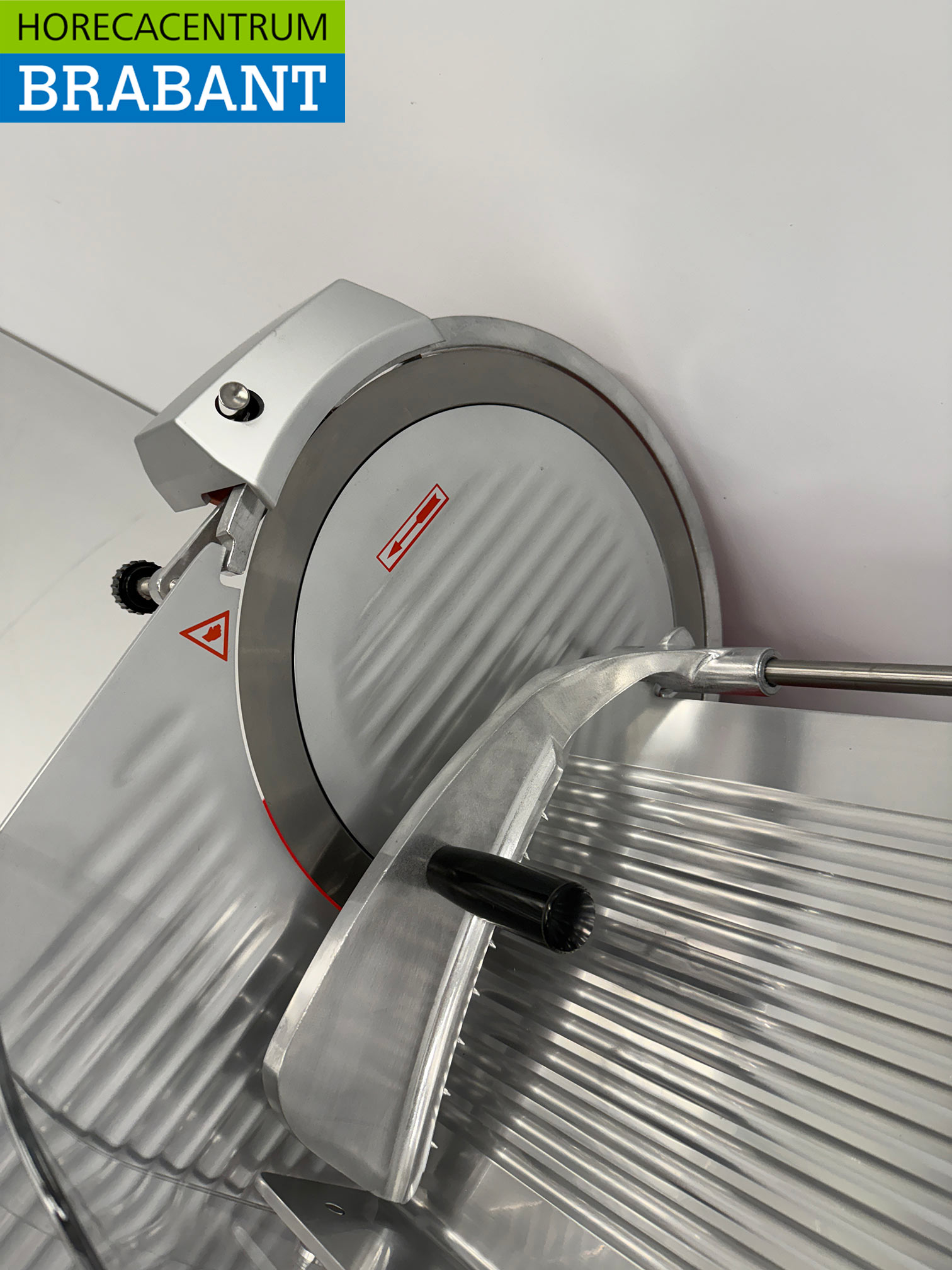 HCB Rode Vleessnijmachine Snijmachine 300 mm 230V Horeca Slagerij - Afbeelding 4