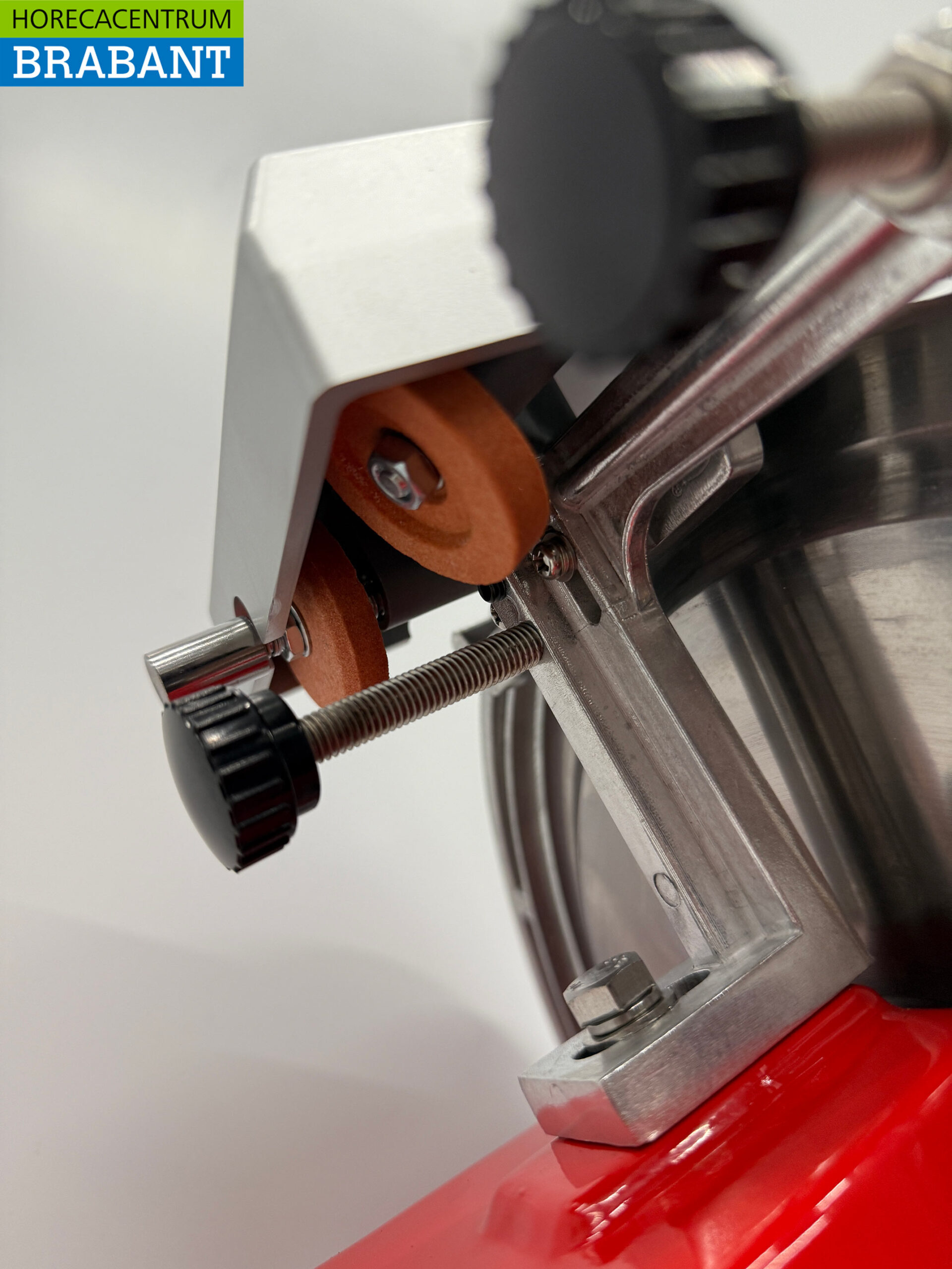 HCB Rode Vleessnijmachine Snijmachine 300 mm 230V Horeca Slagerij - Afbeelding 5