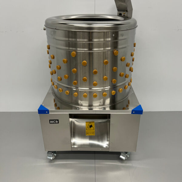 HCB RVS Verrijdbare gevogelte plukmachine 300 stuks/uur 230V Horeca