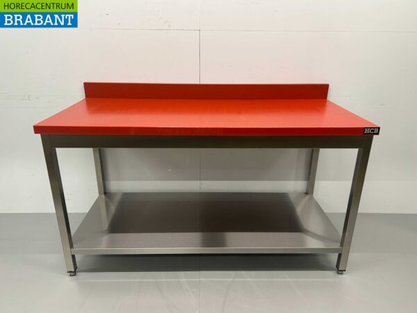 RVS HCB Polyethyleen PE Snijtafel Werktafel Premium-line 160 cm Horeca Slagerij