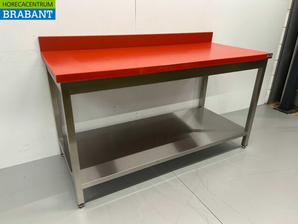 RVS HCB Polyethyleen PE Snijtafel Werktafel Premium-line 160 cm Horeca Slagerij - Afbeelding 3