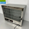 HCB RVS Warmhoudvitrine warmtevitrine warmhoudkast 64 cm 230V Horeca - Afbeelding 3