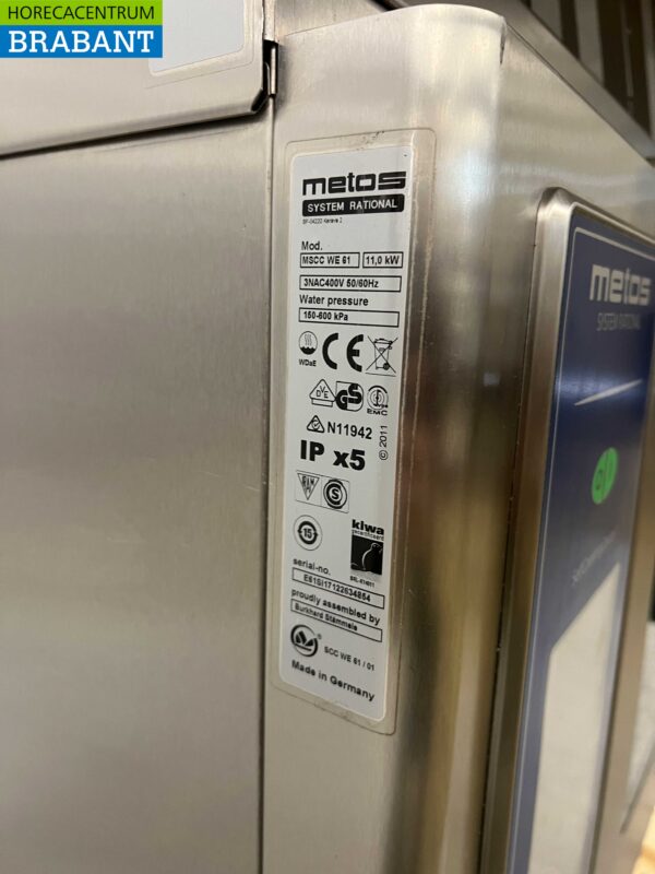 RVS Rational SelfCookingCenter SCC WE 61 Combisteamer Steamer oven 400V Horeca - Afbeelding 6