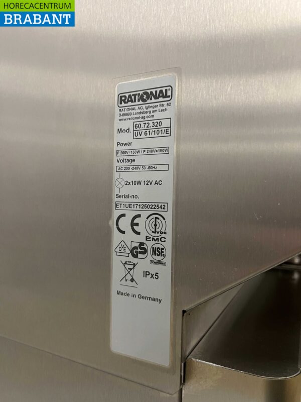 RVS Rational SelfCookingCenter SCC WE 61 Combisteamer Steamer oven 400V Horeca - Afbeelding 7