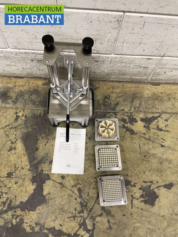 Handmatige Snijmachine Cutter Groentesnijder Fruitsnijder Groentecutter 4 mallen Horeca - Afbeelding 2