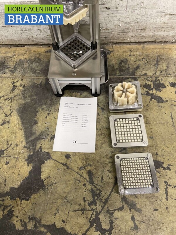 Handmatige Snijmachine Cutter Groentesnijder Fruitsnijder Groentecutter 4 mallen Horeca - Afbeelding 3