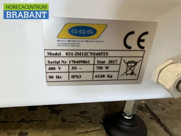 Fimar Spiraalkneder Deegkneder Deegmenger 16 liter 400V Horeca - Afbeelding 9