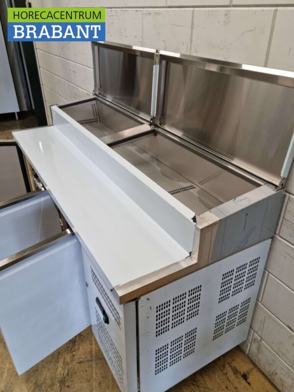 RVS Saladette Saladiere Koelwerkbank 179,5 cm 230V Horeca - Afbeelding 5