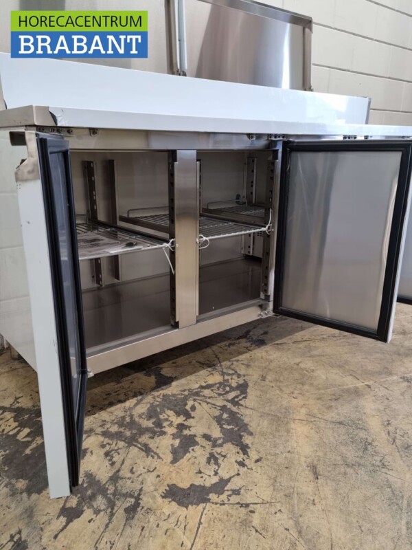 RVS Saladette Saladiere Koelwerkbank 179,5 cm 230V Horeca - Afbeelding 6