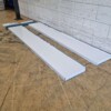 RVS Dubbel Wandschap schap 200 x 30 cm Horeca - Afbeelding 2