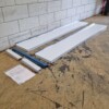 RVS Dubbel Wandschap schap 200 x 30 cm Horeca - Afbeelding 3