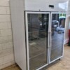 RVS Dubbeldeurs 2-deurs Glasdeur Vriezer Vrieskast 1300 liter 230V Horeca - Afbeelding 3