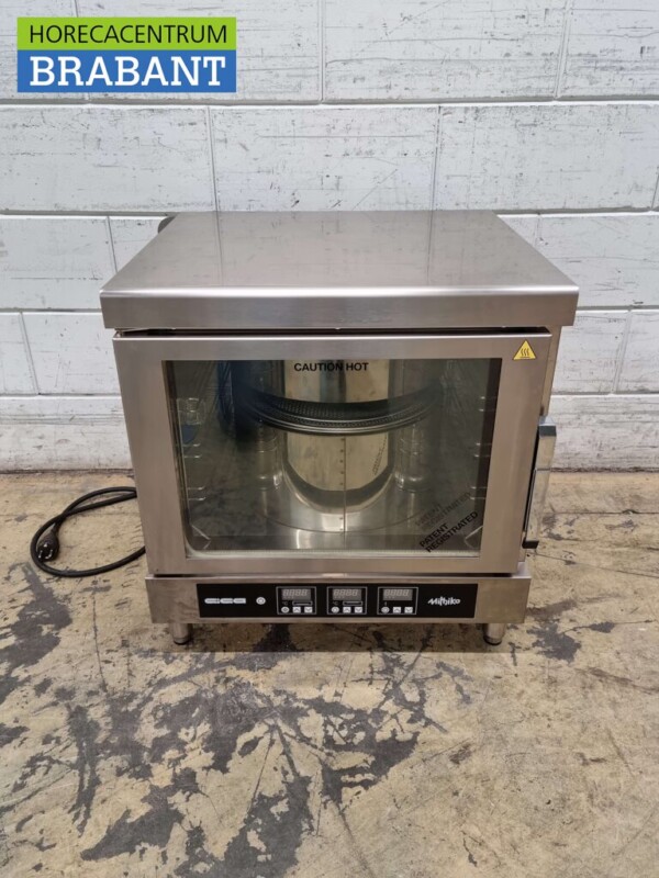 RVS Giga Fastoven Oven Heteluchtoven GSP01 230V Horeca