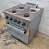 RVS MBM Dexion 4 pits Fornuis Gasfornuis met gasoven oven 70 cm GAS Horeca - Afbeelding 5