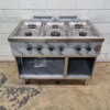 RVS MBM Dexion 6 pits Fornuis Gasfornuis 110 cm GAS Horeca