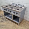 RVS MBM Dexion 6 pits Fornuis Gasfornuis 110 cm GAS Horeca - Afbeelding 3