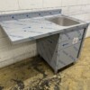 RVS Spoeltafel Spoelbak klapdeur 120 cm Horeca - Afbeelding 3