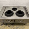 RVS Nayati woktafel wokfornuis 3 branders 150 cm GAS Aardgas Horeca - Afbeelding 2