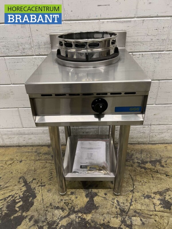 RVS Nayati NGER 4-60 Woktafel wokfornuis 1 brander 47,5 cm GAS Aardgas Horeca