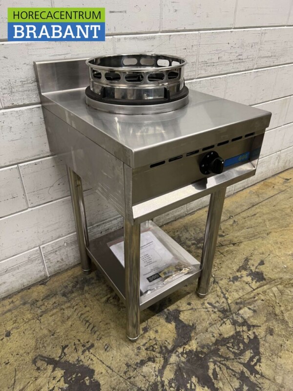 RVS Nayati NGER 4-60 Woktafel wokfornuis 1 brander 47,5 cm GAS Aardgas Horeca - Afbeelding 3
