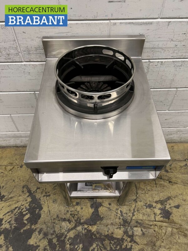 RVS Nayati NGER 4-60 Woktafel wokfornuis 1 brander 47,5 cm GAS Aardgas Horeca - Afbeelding 4