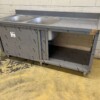 RVS Spoeltafel Dubbele Spoelbakken 2 schuifdeuren Premium-line 180 cm Horeca - Afbeelding 6