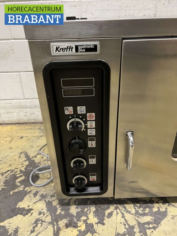 RVS Krefft combisteamer steamer 6 x 1/1 GN 400V Horeca - Afbeelding 4