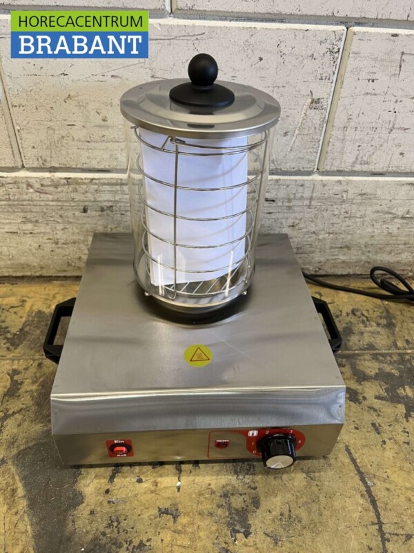 RVS Hotdogkoker Hotdogwarmer Hotdog 230V Horeca