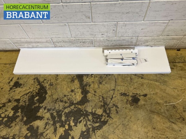 RVS Wandschap schap 160 x 30 cm Horeca - Afbeelding 2