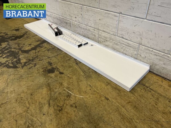 RVS Wandschap schap 180 x 30 cm Horeca - Afbeelding 3
