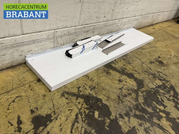 RVS Wandschap schap 150 x 30 cm Horeca - Afbeelding 3