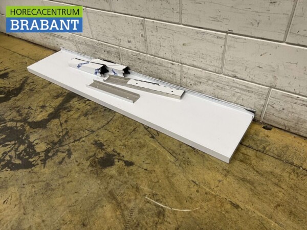 RVS Wandschap schap 150 x 30 cm Horeca - Afbeelding 4