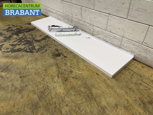 RVS Wandschap schap 180 x 40 cm Horeca - Afbeelding 3