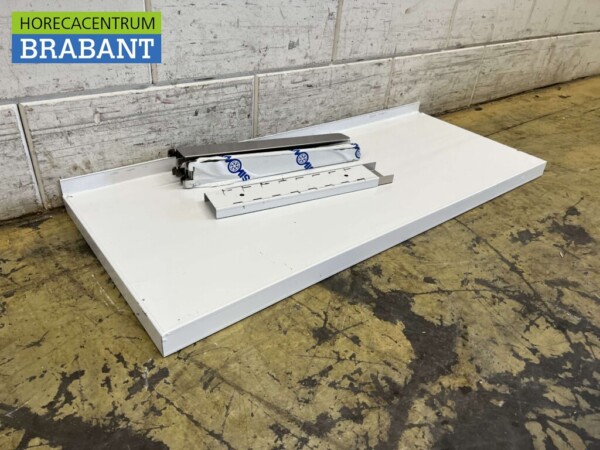 HCB RVS Wandschap schap 100 x 40 cm Horeca - Afbeelding 4
