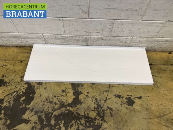 RVS Wandschap schap 120 x 40 cm Horeca - Afbeelding 2