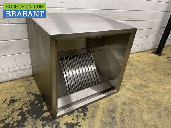 RVS Afzuigkap Dampkap met lamellen filters 100 x 95 cm Doos model Horeca - Afbeelding 3